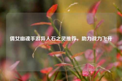 倩女幽魂手游异人石之灵推荐，助力战力飞升