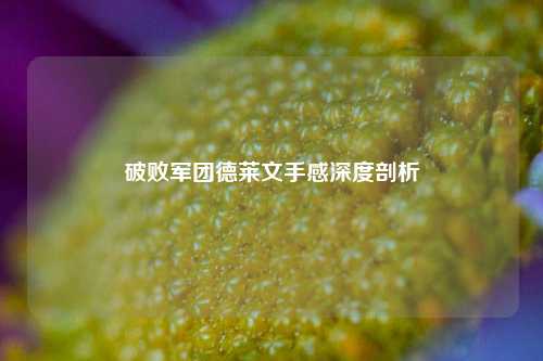 破败军团德莱文手感深度剖析