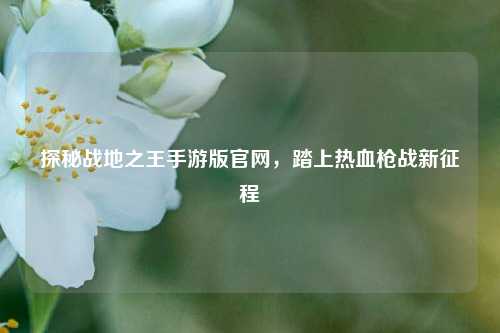 探秘战地之王手游版官网,踏上热血枪战新征程