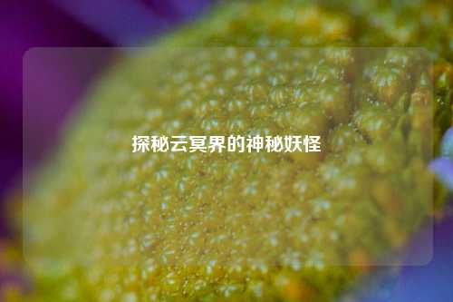 探秘云冥界的神秘妖怪